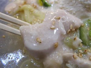 9超涼風麺鶏白湯鶏肉@ミスド西新