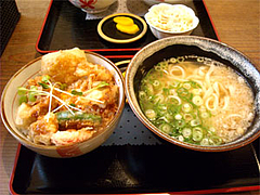 とり天親子丼セット@うどん屋『麺やほり野』