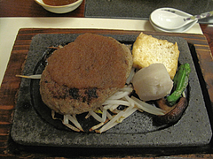 料理:加茂川ランチ・手づくりふわふわ豆腐ハンバーグ@梅の花・太宰府別荘・自然庵