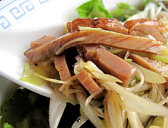 料理:ネギ汁そば(葱油湯麺)チャーシュー@中華料理・点心楼・台北・若久