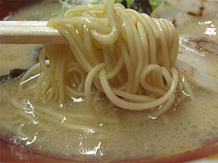 8ランチ:あっさり豚骨ラーメン麺@ららららーめん・福重店