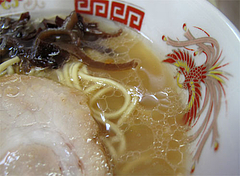料理:とんこつラーメンスープ@ラーメンぽんぽこ亭大橋店