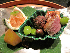 懐石:八寸@日本料理・浄水茶寮・薬院