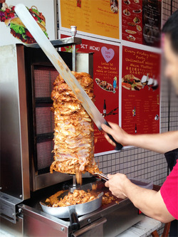 4ドネルケバブ削ぎ切り@ミスターケバブ