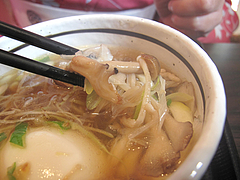 料理:きのこつけ@博多つけうどん・忍々・櫛田神社前