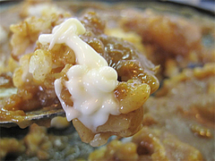 ランチ:カレーにマヨネーズ@手づくりカレー孝・那珂