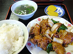とりみそ定食@小笹飯店