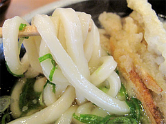 料理:ごぼう天うどんの麺@長住うどん・福岡市南区