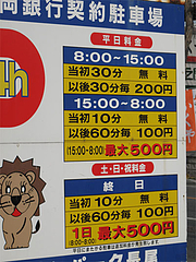 外観:駐車場@長浜ラーメン・長浜御殿・長尾店