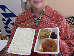 ランチ:ミックス弁当です。@七福弁当・春日