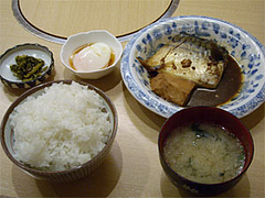 なが富の鯖の煮付けランチ@福岡市博多区中呉服町