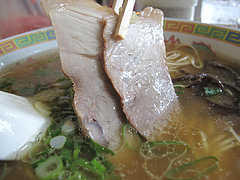 料理:ラーメンチャーシュー@横綱ラーメン・福重