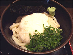 山かけ(冷)うどん580円@手打ちうどん讃岐屋平和大通り店
