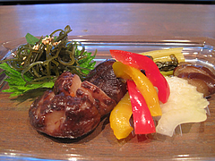 6料理:自家製ピクルス@バー・Yumekichi Wine(ユメキチワイン)