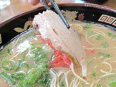 料理:ラーメンチャーシュー@長浜ラーメン・みっちゃん