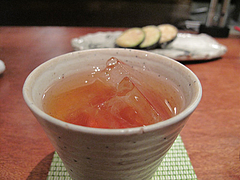 16鶏料理:梅酒@焼鳥・sumiyaki燈(炭焼きあかり)・丸太町・京都