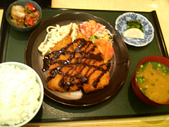 料理:イワシフライ定食@吾木香・舞鶴