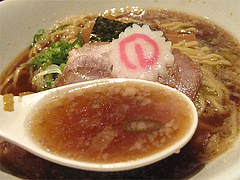 13ランチ:支那そばスープ@ラーメン・中華そば・郷家・天神店