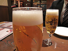 料理:ビール@ビストロ・アンココット・住吉