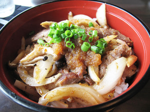 8やわらかステーキ丼@ワンパーク大濠