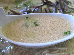 10ランチ;長浜ラーメンスープ@長浜ラーメン・一心亭本店・小田部