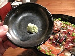 料理:けんしろうめしにはわさび!@柳橋もつ元柳橋連合市場・福岡
