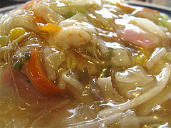 料理：太めん皿うどんスープ＠リンガーハット福岡大橋店
