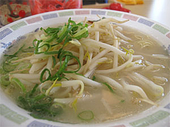 料理・もやしラーメン390円@博多ラーメンはかたや筑紫通店