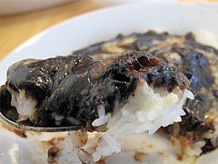 料理:牛すじの半黒カレーアップ@生パスタの店アンチョビ・平尾