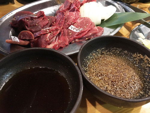 12馬焼肉の盛り合わせタレ