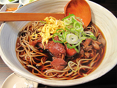 料理:かしわ蕎麦650円@三ケ森蕎麦・舞鶴
