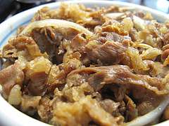 6ランチ:牛丼@カラフル食堂・住吉店