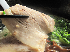 10ランチ:白ラーメンチャーシュー@博多新地ラーメン・福岡空港