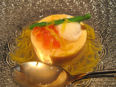 6夜:濃厚玉子豆腐・お月見風@たつみ寿司・総本店・博多座裏