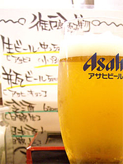 生小ビール315円@まわる寿司市場長浜店(元祖長浜屋の隣)