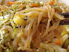 こんにゃく焼きそばアップ