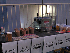 生ビール・つまみ@紺屋2023プロジェクト・大濠花火大会2011