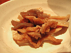 料理:蓮根・薄揚・こんにゃくの煮物@居酒屋・からつ庵・奈良屋町