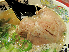 ランチ:こってり豚骨ラーメンチャーシュー@拉麺帝国・渡辺通サンセルコ