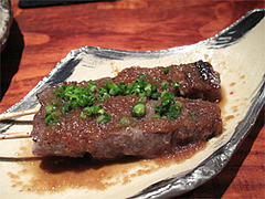 料理10:牛肉串@和膳・松の湯・春日原