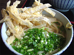 ごぼ天うどん460円@麺屋岩田