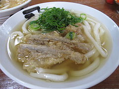 料理:ごぼう天うどん510円@かねいしうどん・博多駅東