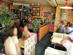 店内:テーブル席@あんでるせん・長崎川棚