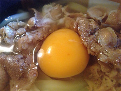 13肉月見うどん550円@あずま家