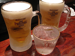 5店内:ビールと島美人@うず・魚串・警固