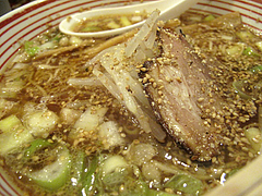 13ランチ:ばくだん屋のラーメン@廣島つけ麺本舗・ばくだん屋・大橋店