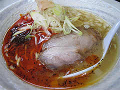 料理:節道ラーメン赤600円@節道・春日