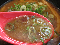 8ランチ:醤油魚介つけ麺スープ@つけ麺・麺研究所・麺屋・慶史・大手門