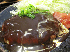 ランチ:ハンバーグ定食アップ@日の出食堂・博多駅