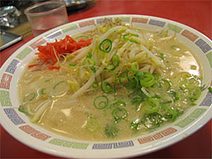 料理:もやしラーメン390円@博多ラーメンはかたや川端店